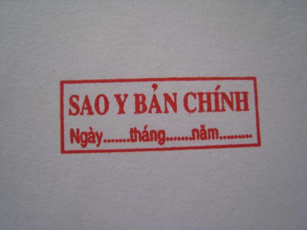 Khắc dấu sao y ban chinh | Khac du sao y ban chinh