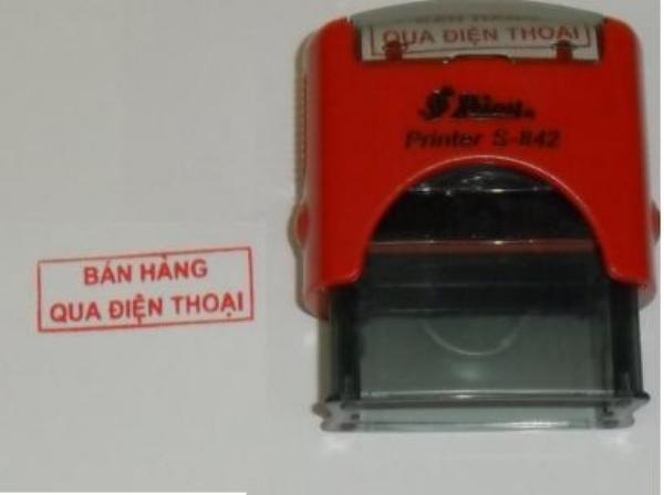 Khắc dấu bán hàng qua điện thoại | Khac dau ban hang qua dien thoai